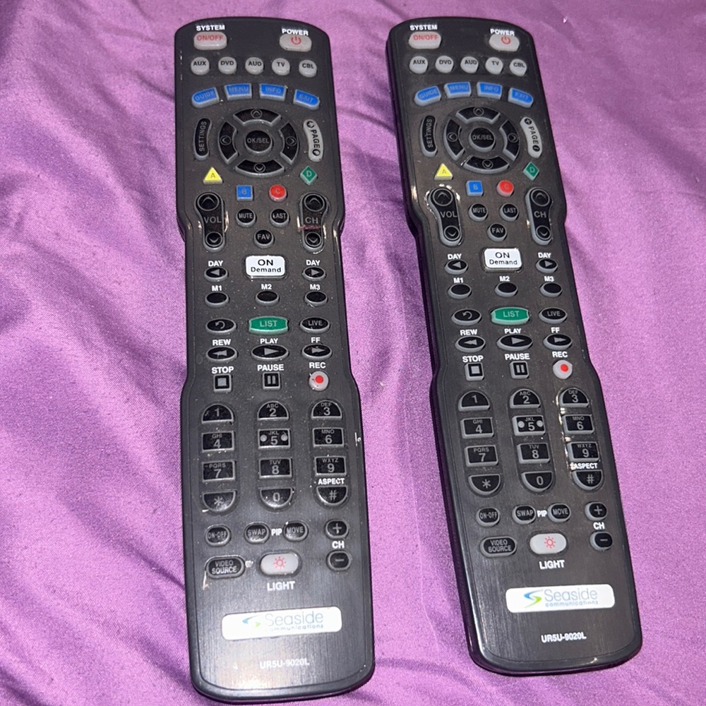 Motorola Digital Cable TV box remote URSU-9020L branded Seaside Cable universal